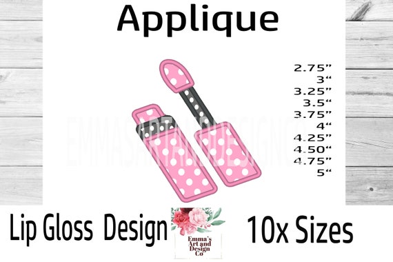 Lipgloss Machine Embroidery Design Lip-gloss Machine 