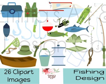 Vissen digitale stempel, vissen stempel, vissen beelden bundel, vissen kleurplaten, PNGs illustraties, digitaal bestand, vissen clipart, vis