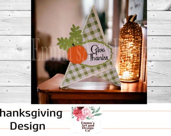 Thanksgiving Card SVG, Give Thanks Card svg, svg Pumpkin File, Card Cut File, Thanksgiving Card Template, Tepee Card, Tepee Card SVG, Autumn