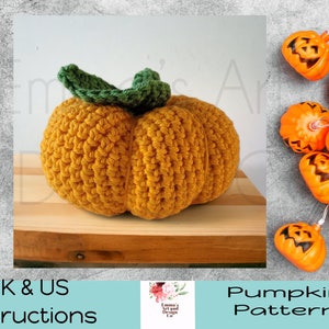 Crochet Pattern, Puffy Pumpkin, Crochet Pumpkin, Crochet Fall Decor, Crochet Textured Pumpkin, Crochet Halloween Decor, Halloween Pumpkin