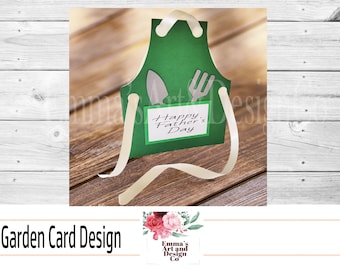 Father's Day Card Svg, New Dad Card Svg, Dad Svg Card, Birthday Svg Card, Garden Apron Svg, Father's Svg Card, Granddad Svg, Pops SVG Card
