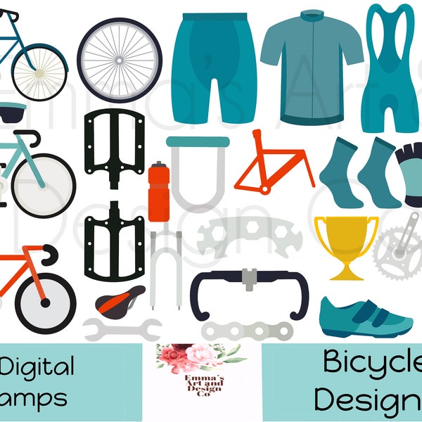 Bicycle Digital Stamps, Bike PNG Clipart, Cycle Clipart Image’s, Digital Clipart, Sport Digital Stamps, Sport PNG, Graphics, Racing Bike