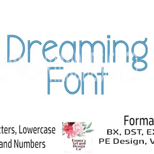 Sans Serif Font Machine Embroidery Font , Machine Embroidery Design, Sans Serif BX Font, 4 Sizes, Dreaming Font, Block Font, Basic Bold Font