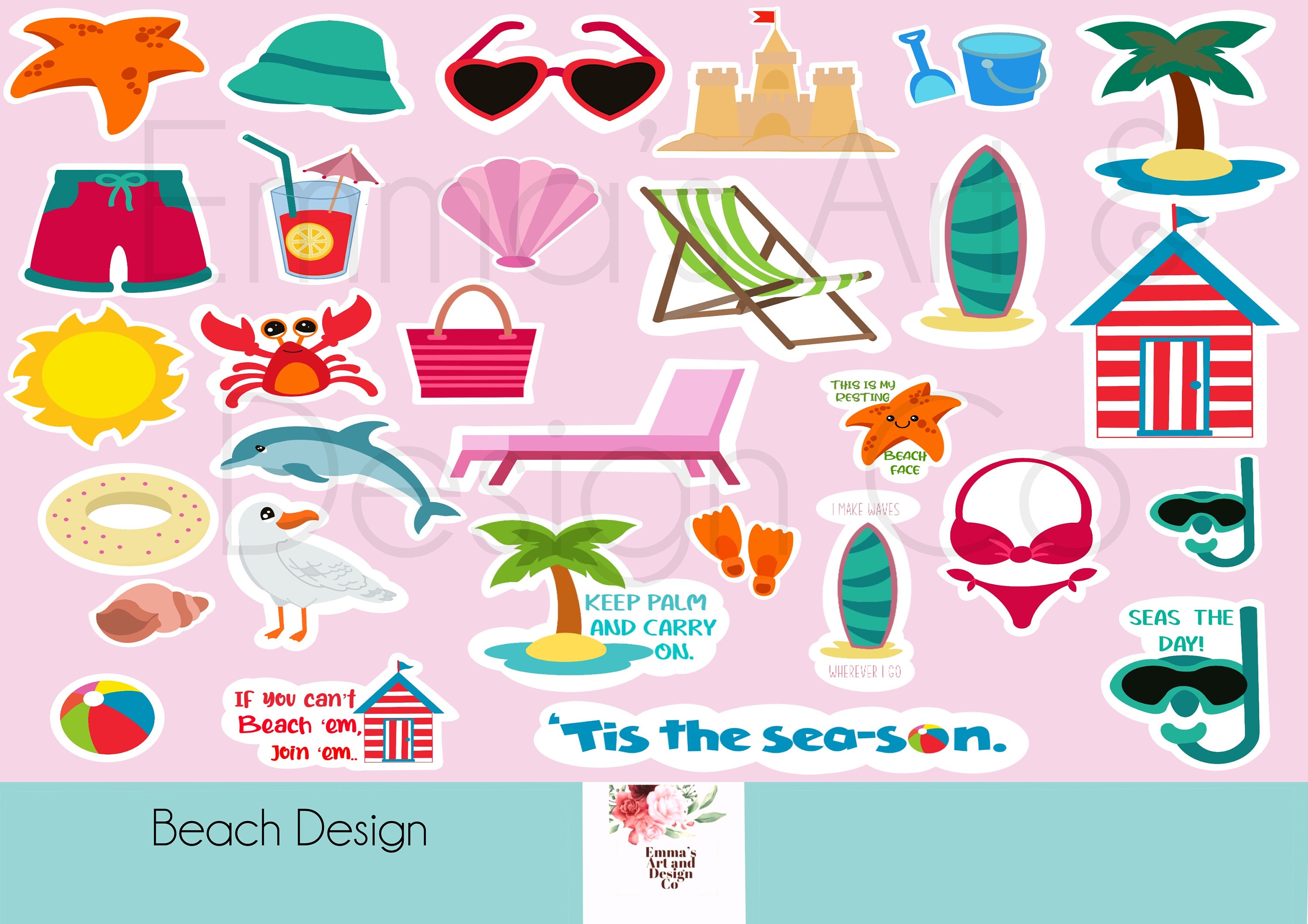 12 Autocollants Sol Candyland - Déco Noël Bonbons - PVC - 15/20/28cm