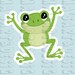 Frog Stickers, Printable Frog Sticker, Download Frog Sticker, Water ...