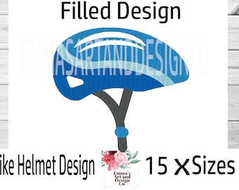 bike helmet machine embroidery Bicycle Helmet - Machine Embroidery Design