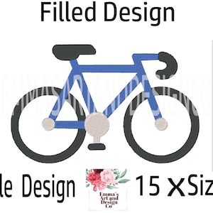 Machine Embroidery Design, Embroidery Designs, Embroidery, Embroidery Patterns, Embroidery File, Bicycle Design, Cycle Design, Bike Design