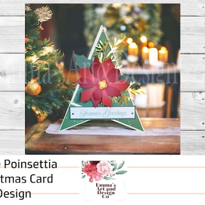 Weihnachtskarte SVG, Weihnachtskartenvorlage, Grußkarte SVG, Kartenvorlage svg, Weihnachtskarte für Cricut, SVG-Dateien für Cricut - 3D Popup