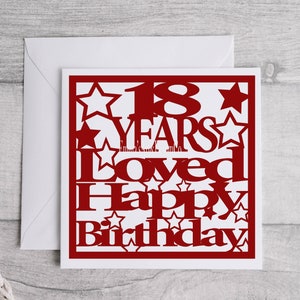 Alles Gute zum Geburtstag 18. Karte SVG, Alles Gute zum 18. Geburtstag svg, Alles Gute zum Geburtstag svg, Geburtstagskarte svg, Geburtstag Cut File, Geburtstagskarte für CricutSvg