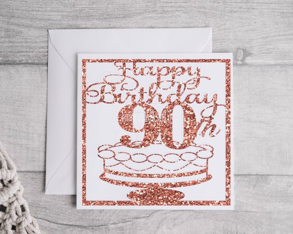 Old English Co. - Biglietto di auguri per 90° compleanno con