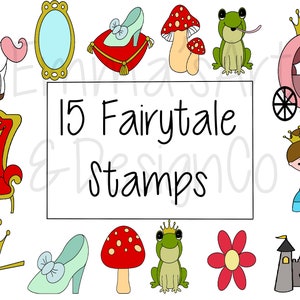 15 Procreate Stamps. 15 Fairytale Procreate Brushes. Princess Procreate Download, IPad Download, Brushes For IPad, Stamps For IPad. Digital