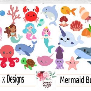 Sea Life Svg, Pirate Bundle Svg, Sea-Life Clipart, Fish Vector, Mermaid Svg, Sea life Clip Art, Mermaid Illustration, Sea Life Sublimation