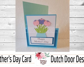 Mother's Day Svg File, 3D Mother's day Svg Cut File, Mom Svg Card, Mum SVG File for Cricut, 3D Mother's Day Layered Svg Card, Card Template