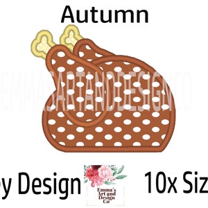 Turkey Machine Embroidery Design, Fall Machine Embroidery Design, Applique Turkey Design, Thanksgiving Turkey, Cute Turkey Design, 10xSizes