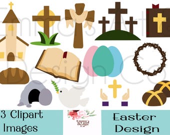 Sellos digitales de primavera, sellos digitales de Pascua, imágenes prediseñadas de Pascua, imágenes prediseñadas de Pascua religiosa cristiana de Jesús - Archivos PNG - Historia bíblica de Pascua
