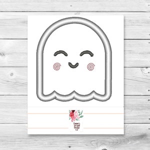 Halloween Embroidery Design, Machine Embroidery Ghost Design, Machine Embroidery Applique Cute Ghost, Ghost Machine Embroidery Design,
