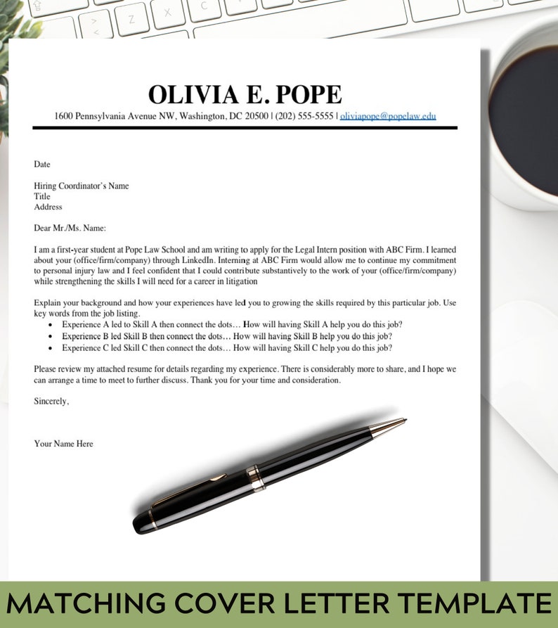 Law Student Resume Template Cover - Il 794xN.3056024902 23we 