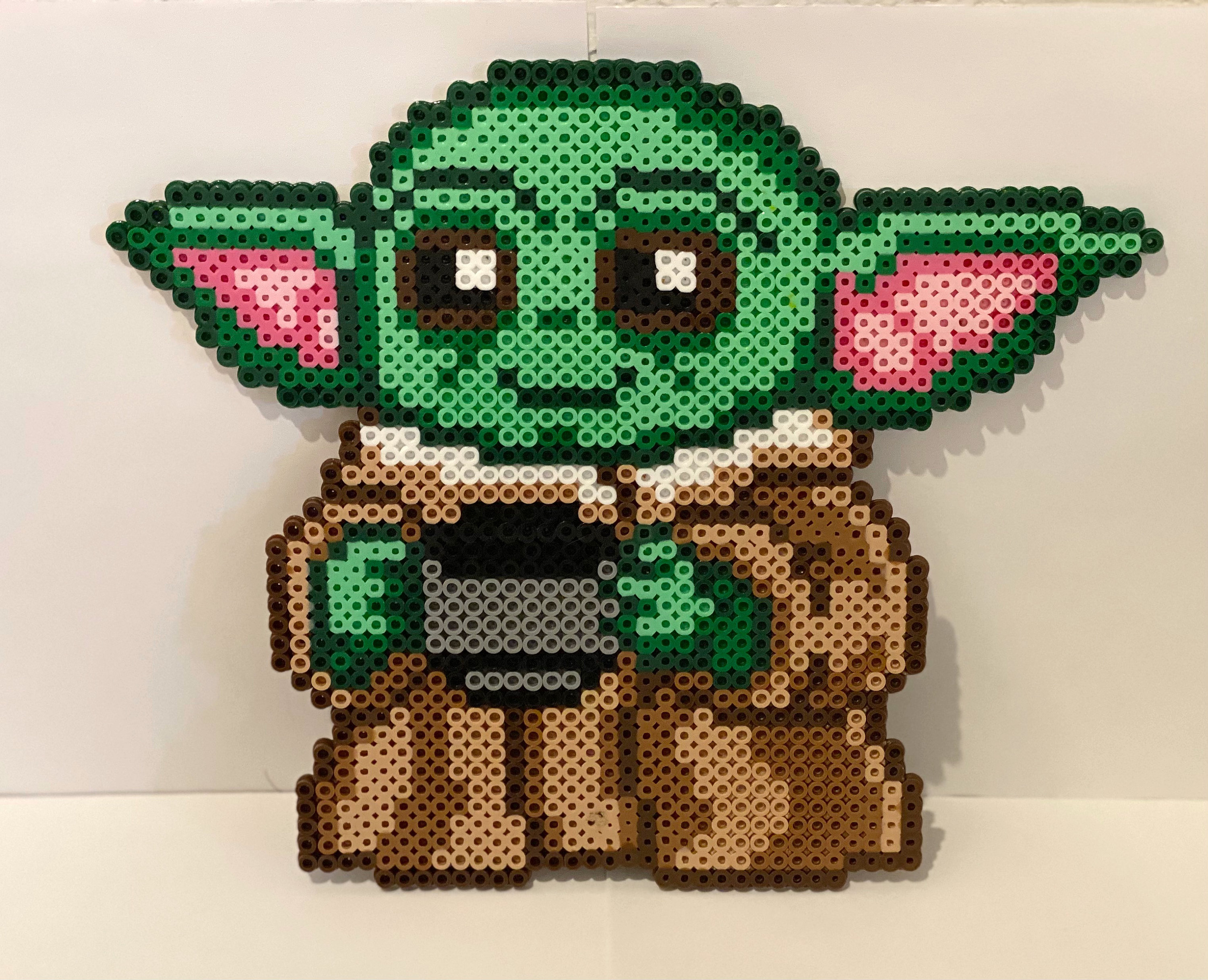 Grogu / Baby Yoda Perler Bead Art Coaster Etsy