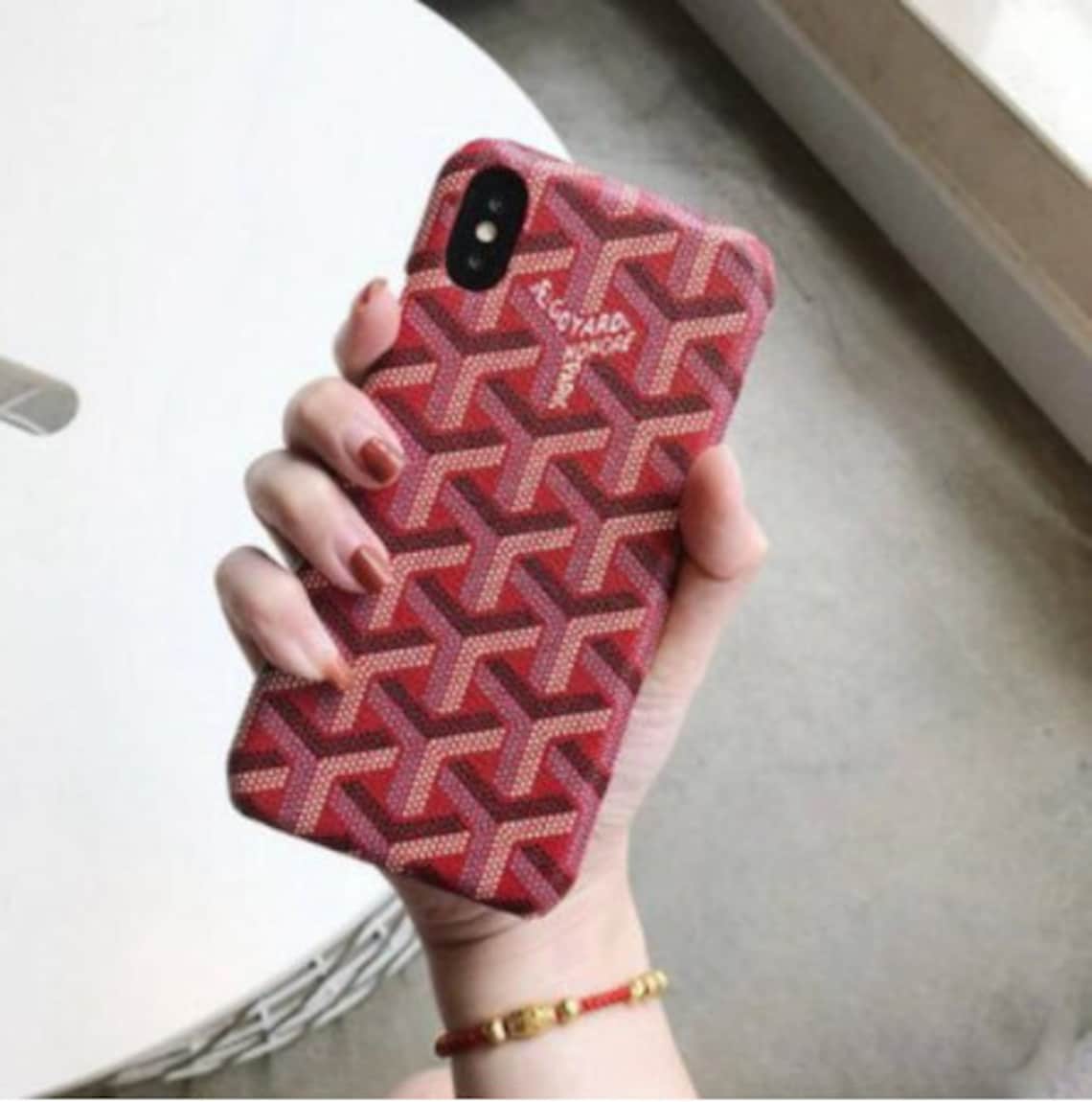 Goyard Phone Case Luxury Phone Case Fashion Phone Case For Etsy
