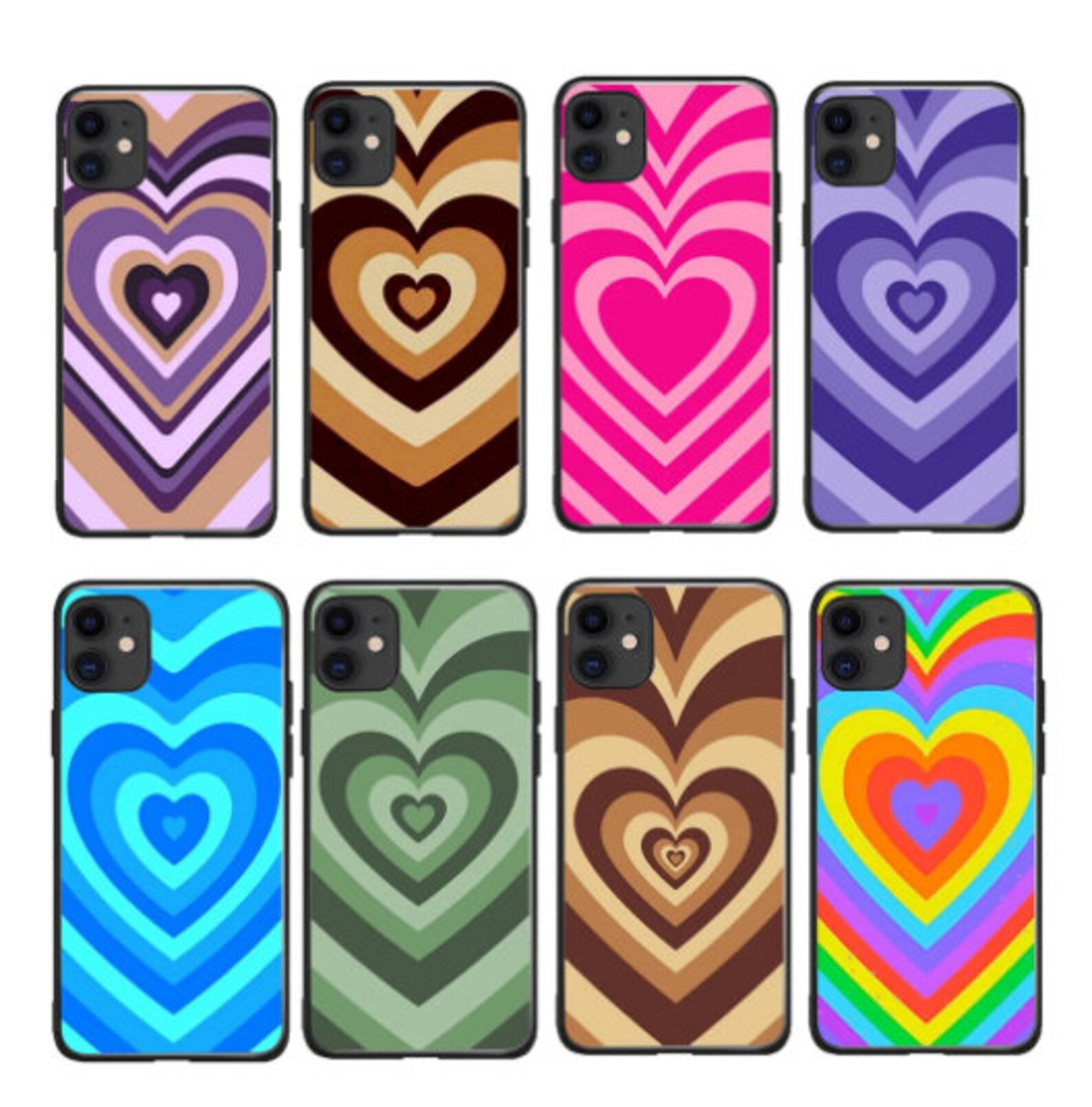 Heart Phone Case IPhone 11 IPhone Xr iPhone 8 iPhone SE Etsy