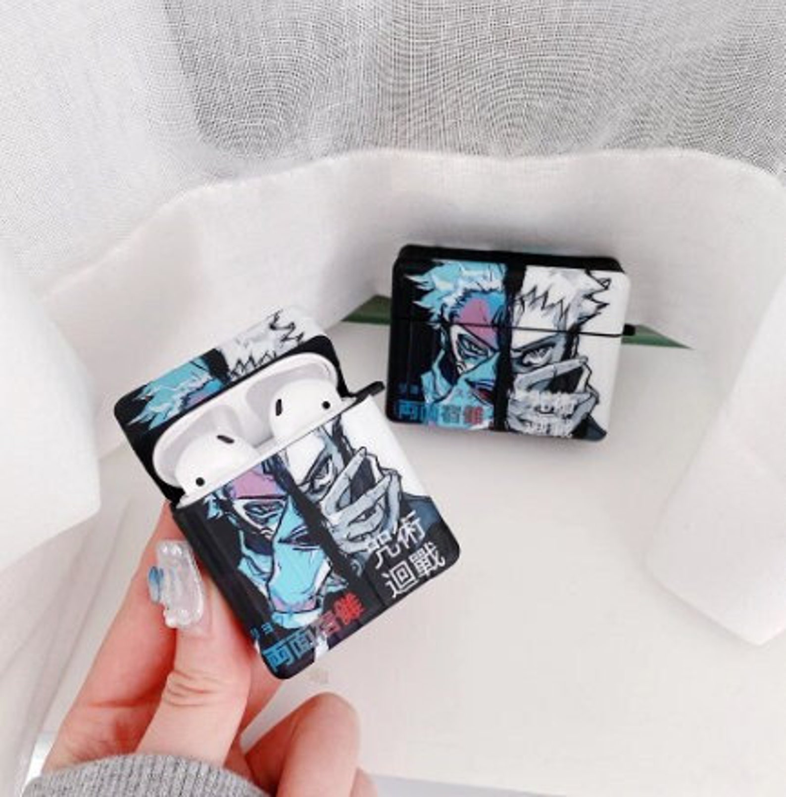 Ainme Airpods Case Jujutsu Kaisen Airpods Case Airpod Case Etsy