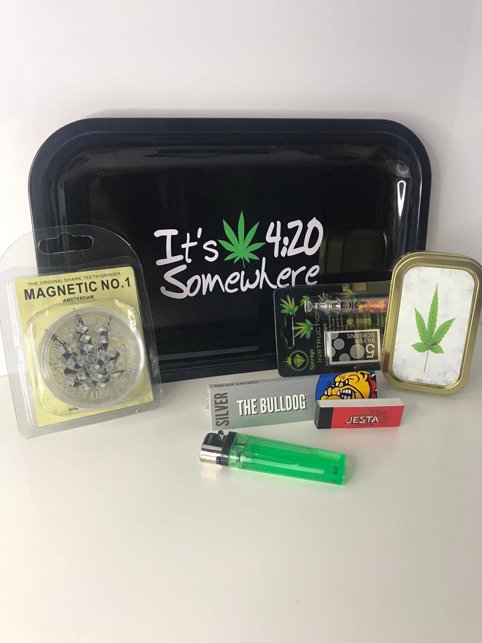 420 Smokers Tray Gift Set Etsy