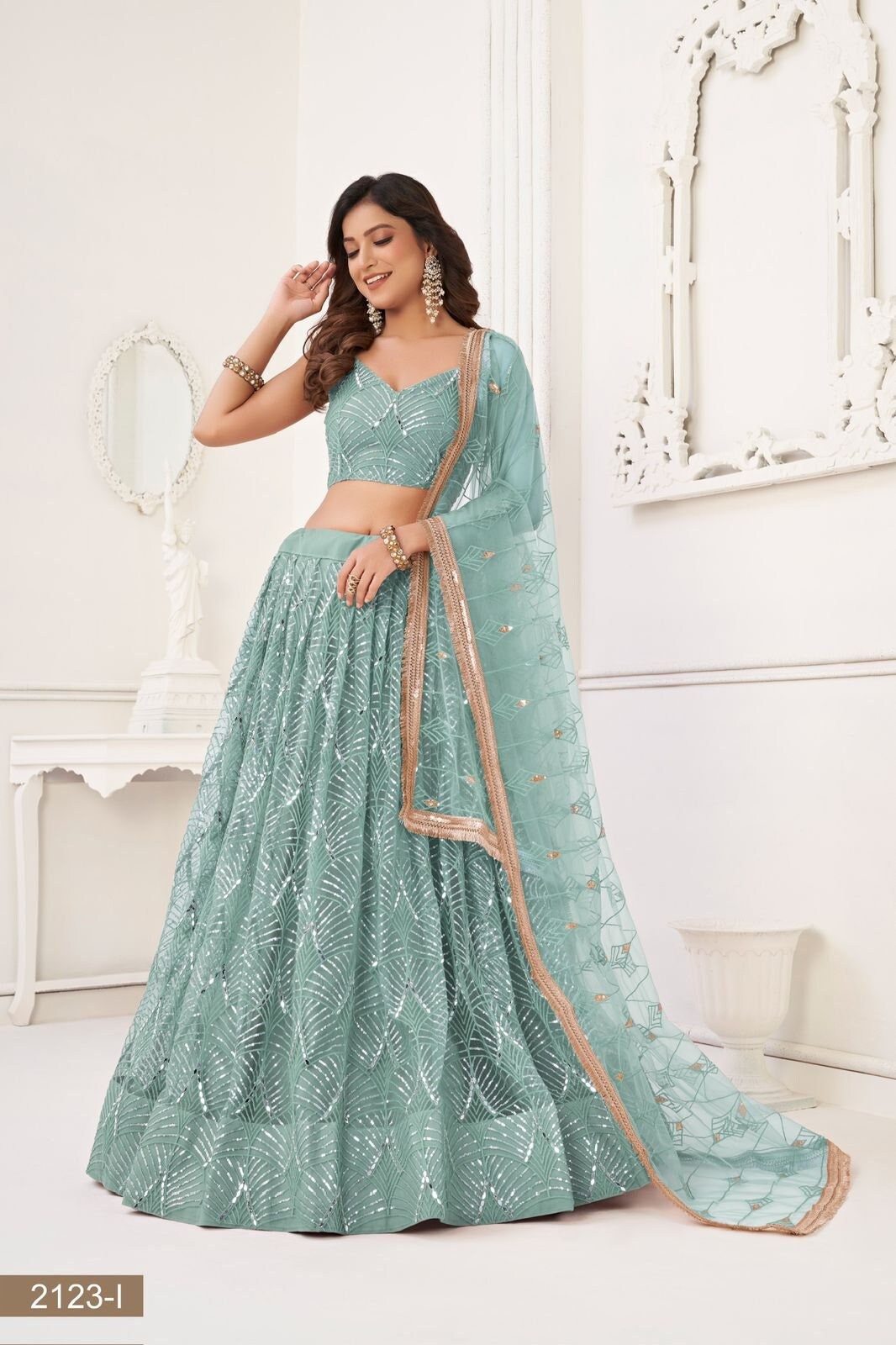 aqua blue indian dress Aqua Blue Marble Viscose Rayon Indian Kurta for Women main image 0