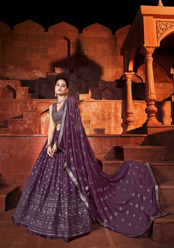 Wine Color Georgette Fabric Fabulous Gown With Dupatta | Indian dresses,  Gown with dupatta, Gowns