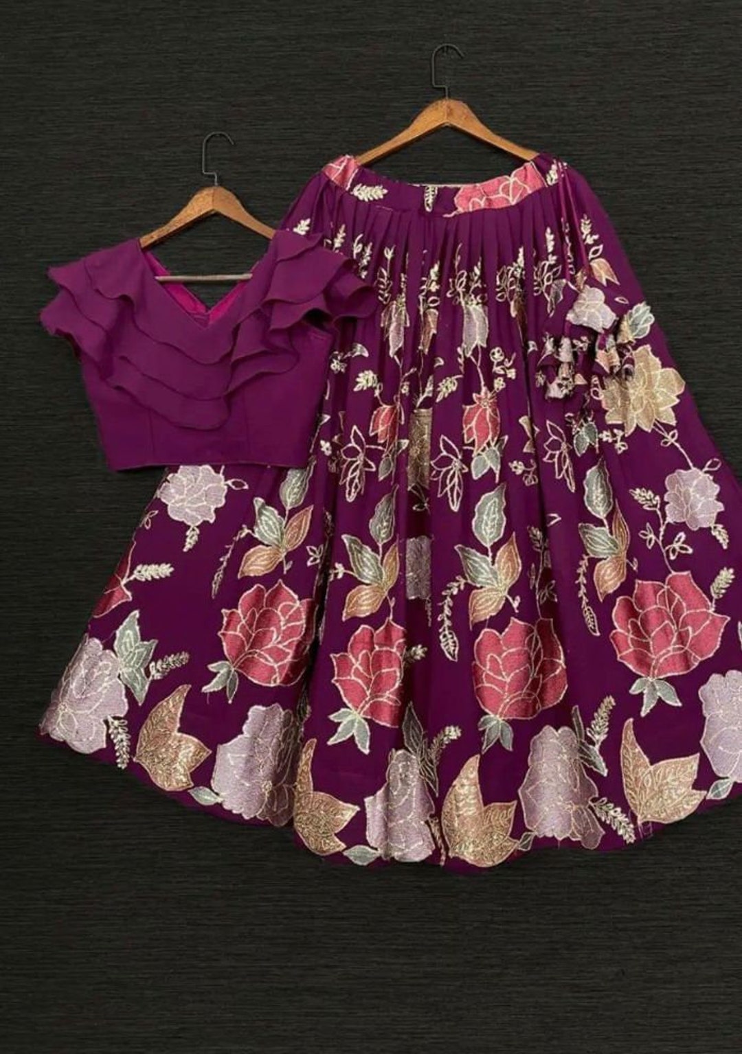 Baby ghagra shop choli pattern