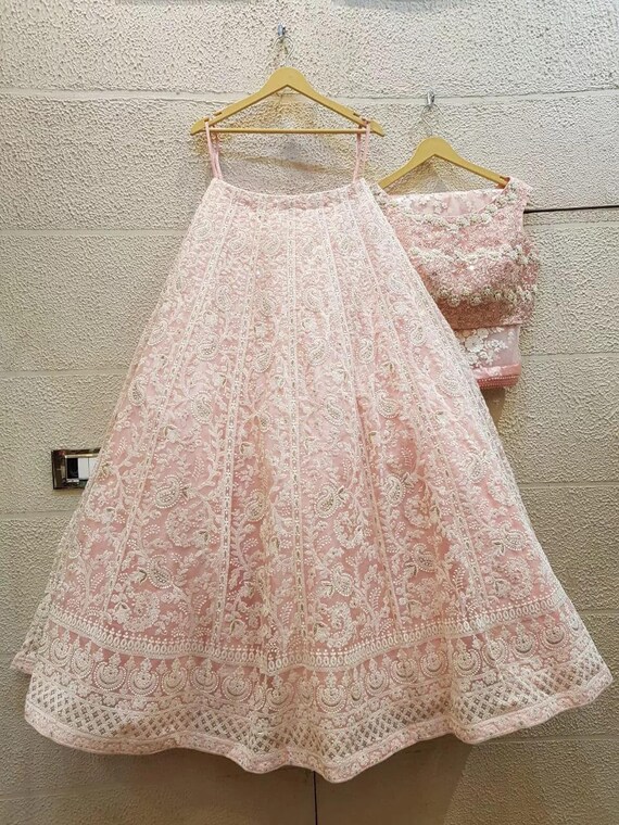 light pink lengha