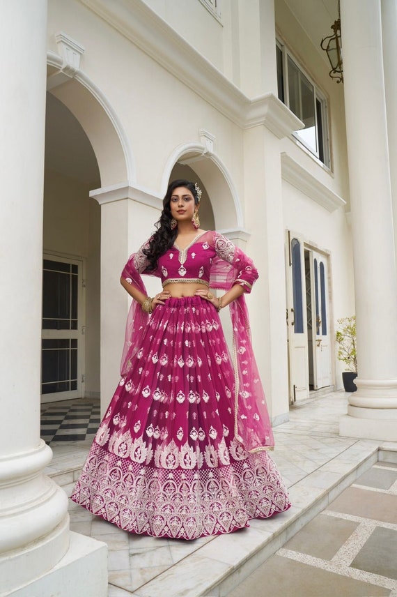 hot pink dress india Indian Pink Dresses