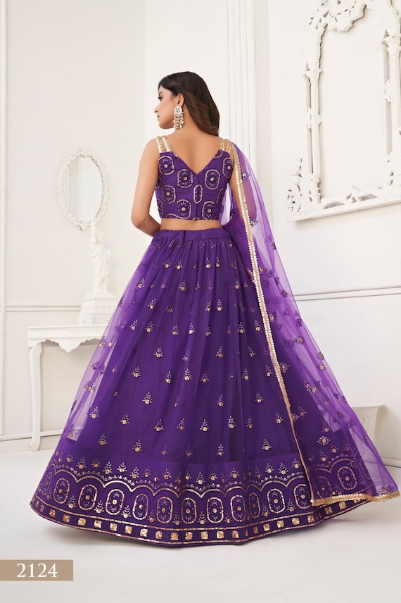 purple indian wedding dress Buy Light Purple Embroidered Indian Wedding Anarkali Suit Online
