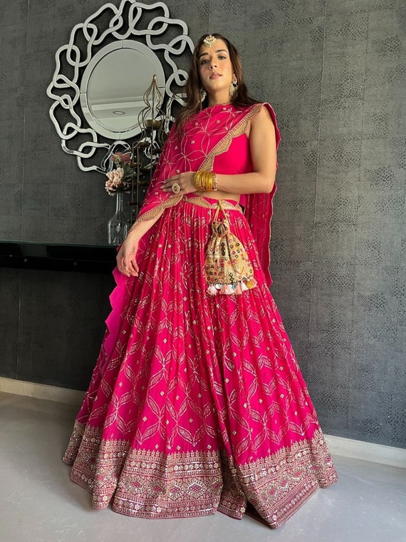 Discover 198+ pink lehenga designs super hot