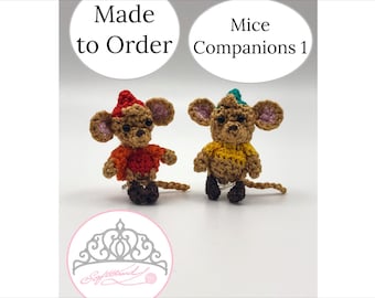 Mice Companions 1- Made to Order Crochet Figurine