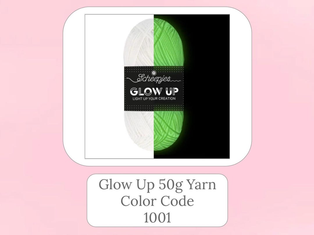 Yarn Code Glow up 50g Yarn- Color Code 1001 / Scheepjes Brand - Etsy