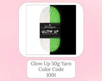 Glow Up 50g Yarn- Color code 1001 / Scheepjes Brand