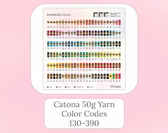 Catona 50g Yarn- Color codes 130-390 / Scheepjes Brand