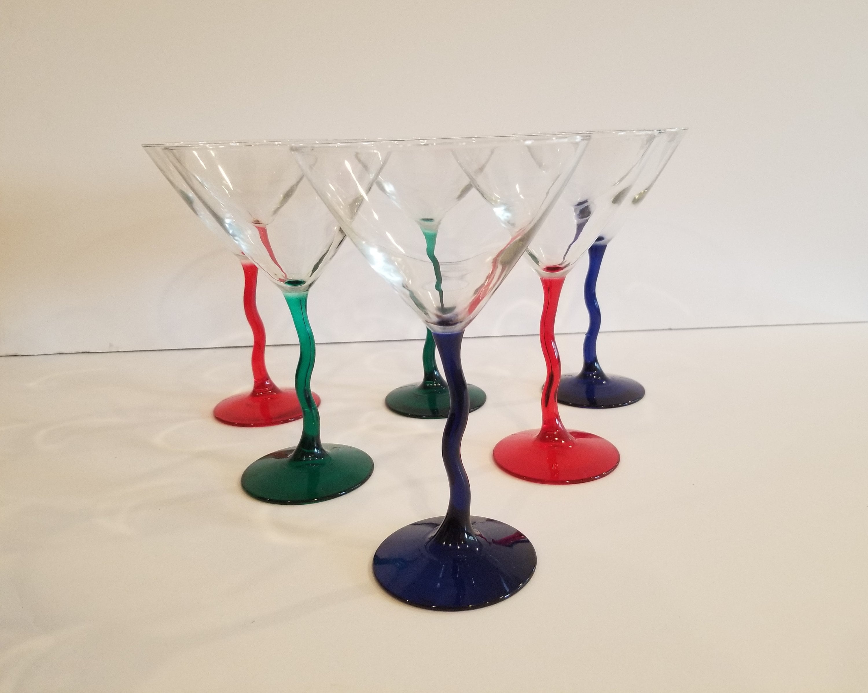 Vivid Set of 4 Martini Glasses, 10oz