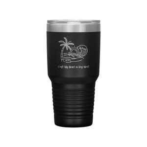 I Left my Heart in Key West 30oz Tumbler | Key West Fl Coffee Tumbler | Couples Gift Him or Her | Best Friend Birthday Gift | Thank You Gift