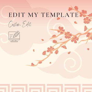 Modifier mon modèle | Collection mariage chinois | Service personnalisé