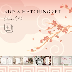 Add A Matching Set | Chinese Wedding Collection | Custom Service