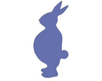 Rabbit, Easter Bunny, in heat-adhesive flex or self-adhesive vinyl