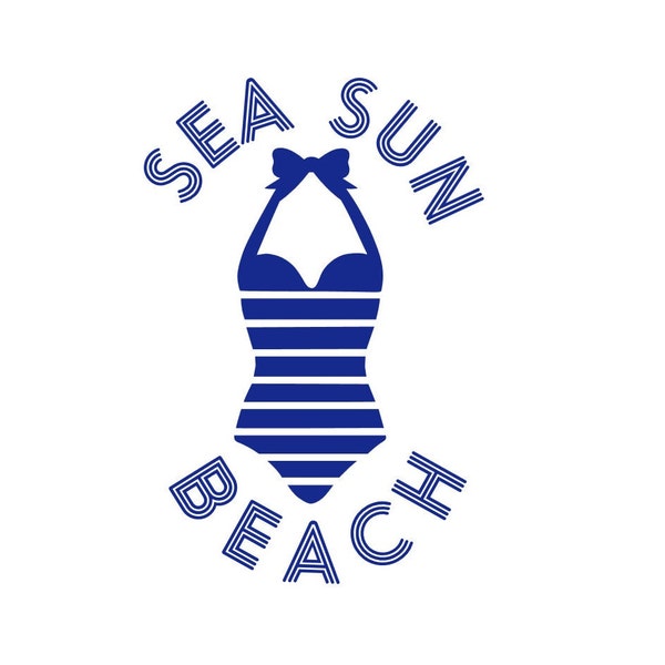 Maillot de bain Sea Sun Beach en flex thermocollant