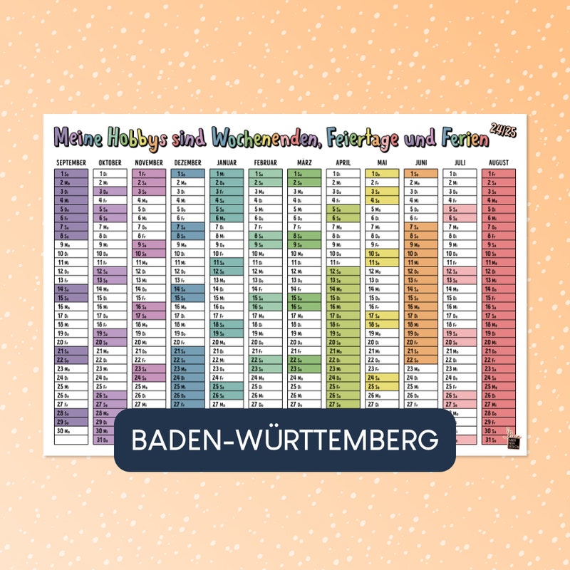 Schulferien BW 2025: Bunte Auszeit mit kostenlosen Ausmalbildern!