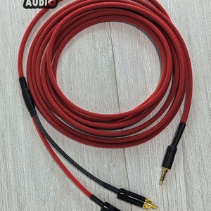Dual RCA to 3.5mm or 1/4&quot; TRS Auxiliary Audio Cable | Neutrik Rean Gold Connectors, Mogami Cable, Braided Sleeve | adaptor, extension, patch