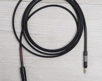 Sennheiser 2.5mm Locking Headphone Cable | Neutrik 3.5mm or 1/4" TRS, Mogami Audio Cable | HD559,HD518,HD558,HD560S,HD569,HD579,HD598,HD599