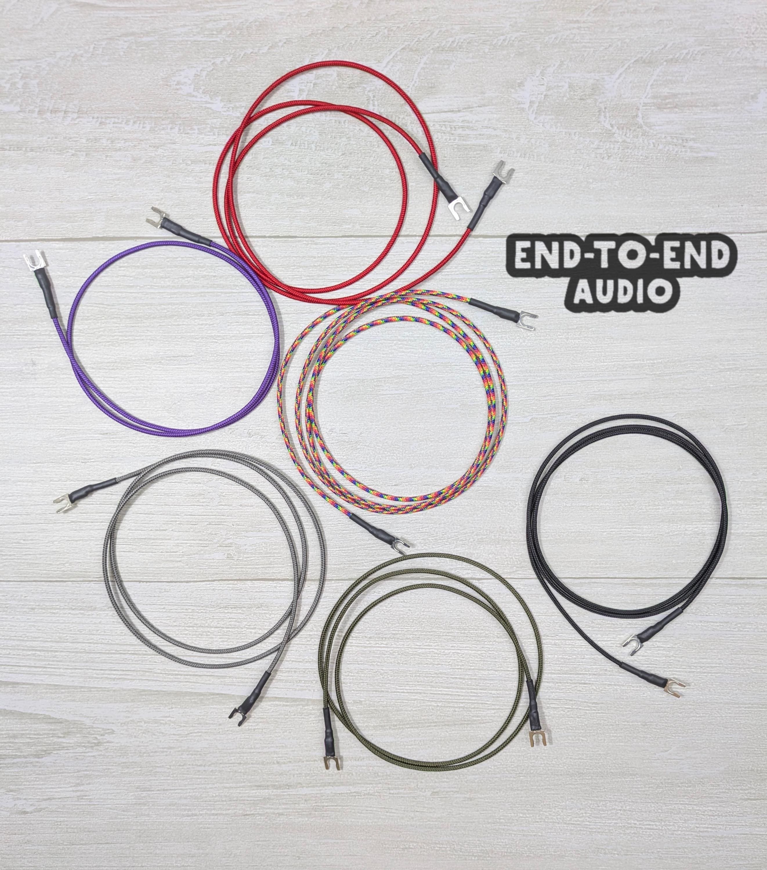 ターンテーブル用アース線 | 18 AWG プレミアムワイヤー（スペード