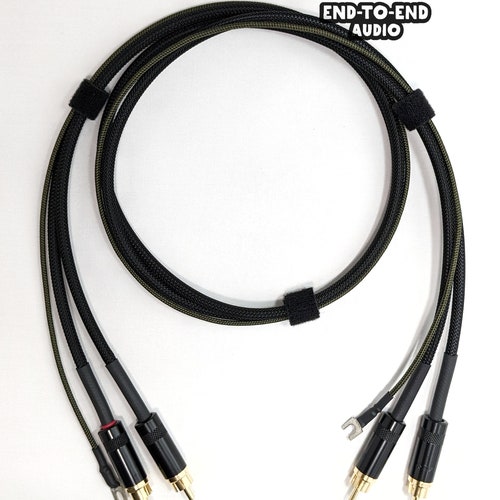 Hifi Turntable Cables Mogami Cable Gold RCA Spade Ground Etsy