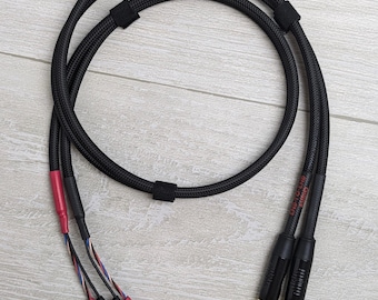 Mini Spade to Stereo Dual RCA Cable Set for Vintage Preamp to Amplifier connection | hi-fi stereo, repair, restoration, Altec, Healthkit