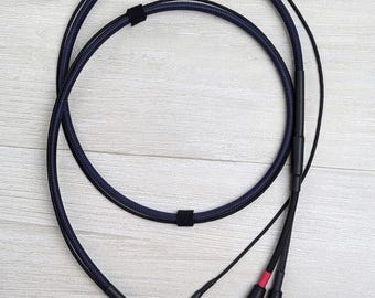 Turntable Tonearm Cable | Mogami Audio Cable, Gold 5-Pin DIN to Dual Gold RCA or XLR & Ground Wire | phono, vinyl, hi-fi stereo, Cardas